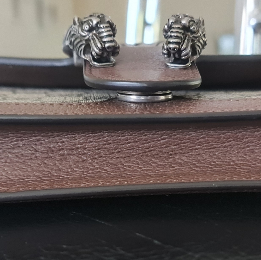 Gucci GG Supreme Dionysus Clutch, Brown Monogram - As New Condition RRP $1899 - Picture 5 of 12